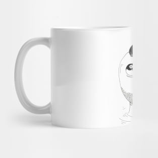 Face and coin Mug